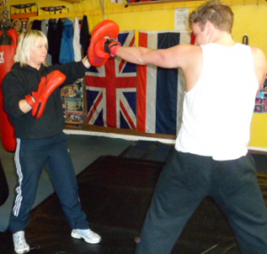 121 private tuition training for white collar boxing boxing