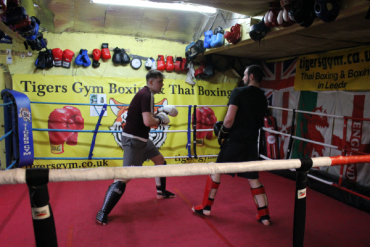 thai boxing muay thai Tigersgym Leeds sparring